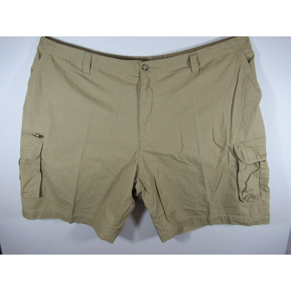 Realtree Ripstop Cargo Shorts Men Size 50 Beige Cotton 10" Inseam